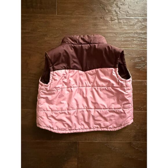 Patagonia Baby Girl Puffer Vest Pink Plum Snap 24 Month - Picture 7 of 7